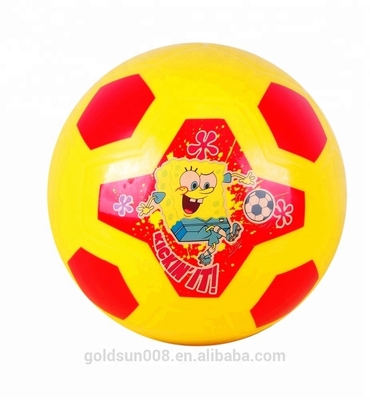 bola de salto del ejercicio de los 45cm, bola inflable de la despedida con la etiqueta para los niños