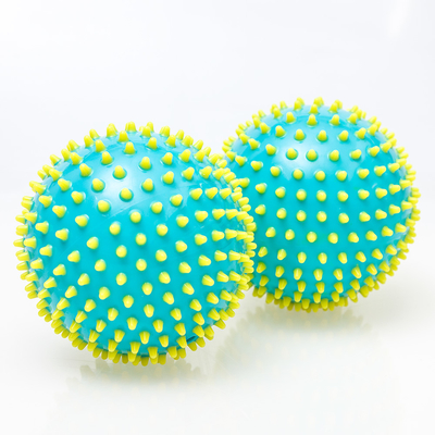 Color doble de masaje divertido de encargo Toy Inflatable Ball For Child
