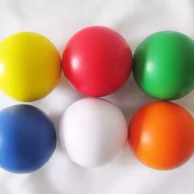Bola de espuma de PU personalizada, bola antiestrés para alivio de presión con logotipo