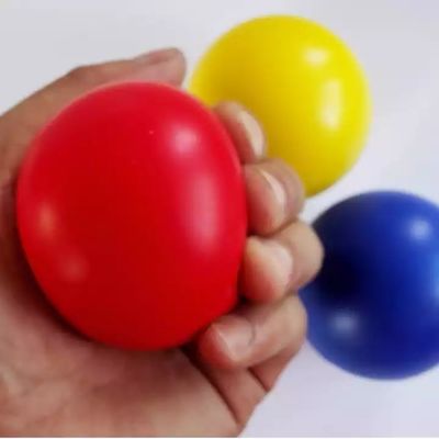 Bola de espuma de PU personalizada, bola antiestrés para alivio de presión con logotipo