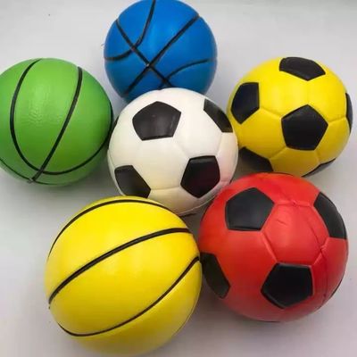 Bola de espuma de PU personalizada, bola antiestrés para alivio de presión con logotipo