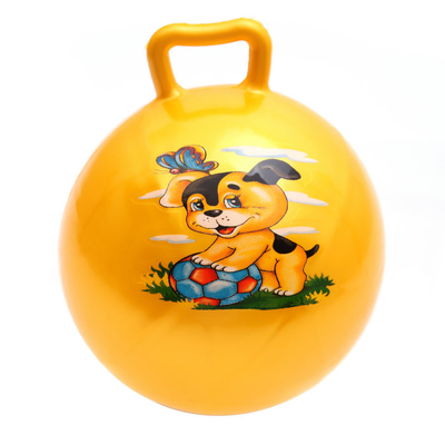 Bola inflable inodora no tóxica con la manija, bola animosa de salto deslizante anti
