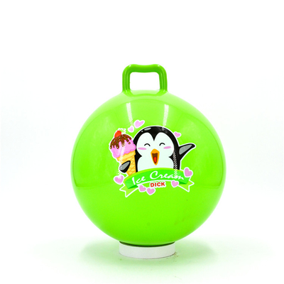 Bola inflable inodora no tóxica con la manija, bola animosa de salto deslizante anti
