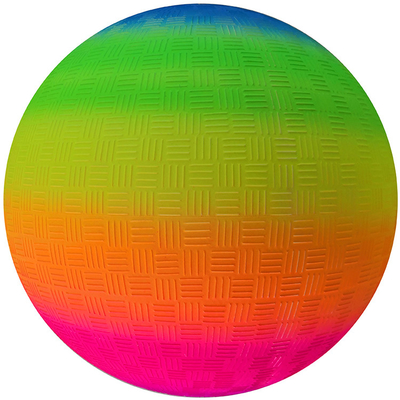 Bola de patio no tóxica del arco iris de Antiburst, bola de goma multifuncional del juego