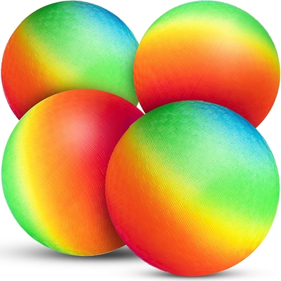 6&quot; arco iris inflable animoso ultraligero de la bola de patio no tóxico