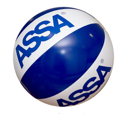 Pelota de playa inflable de encargo reciclada Antiburst del PVC inodoro