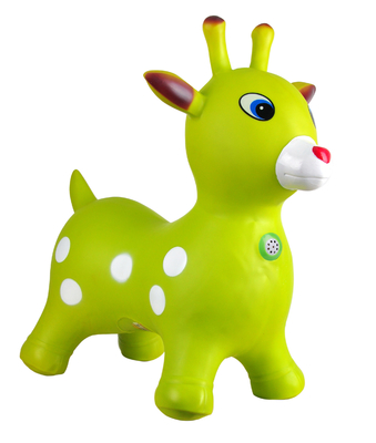 El deslizarse anti inflable de 6 de la pulgada de la jirafa animales animosos de la tolva