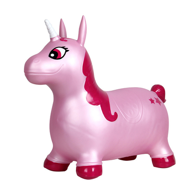 Paseo animoso inodoro del PVC en el unicornio, Unicorn Bouncer inflable ultraligero