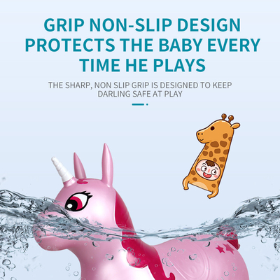 Paseo animoso inodoro del PVC en el unicornio, Unicorn Bouncer inflable ultraligero