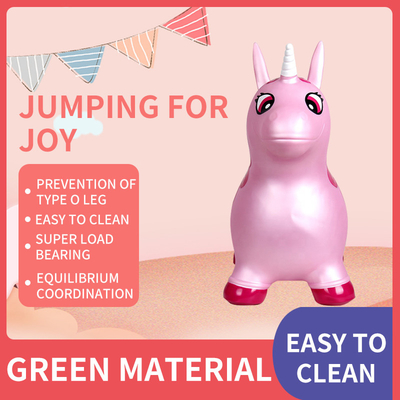Función antiusura de Unicorn Inflatable Animal Bouncer Multi insípida