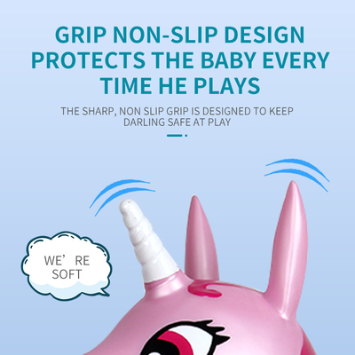 Función antiusura de Unicorn Inflatable Animal Bouncer Multi insípida