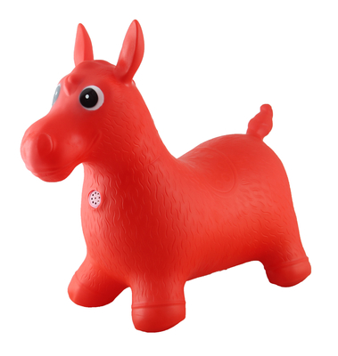 Pony Bouncer inflable no tóxica inofensiva, caballo animoso durable de la tolva