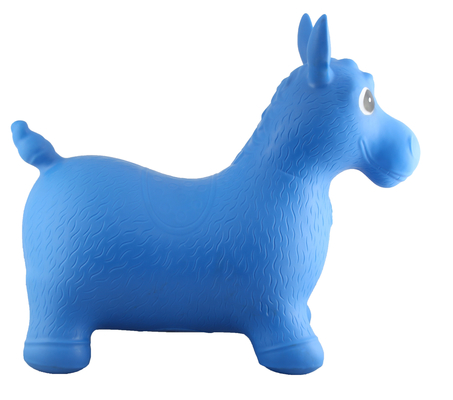Pony Bouncer inflable no tóxica inofensiva, caballo animoso durable de la tolva