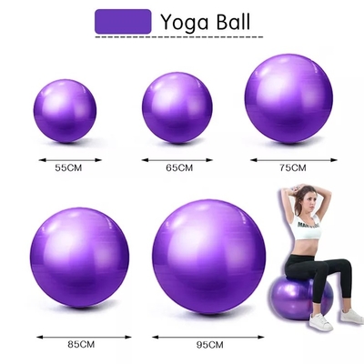 Artículo ultraligero del PVC del OEM de la bola multiusos de la yoga para el ejercicio