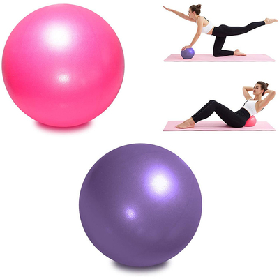 Ronda de BSCI bola Eco insípido de la yoga del PVC de 9 pulgadas amistoso con la bomba