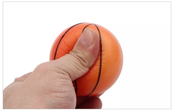 No tóxico inodoro de Mini Basketball de la PU de la bola antiusura de la espuma para la liberación de la tensión