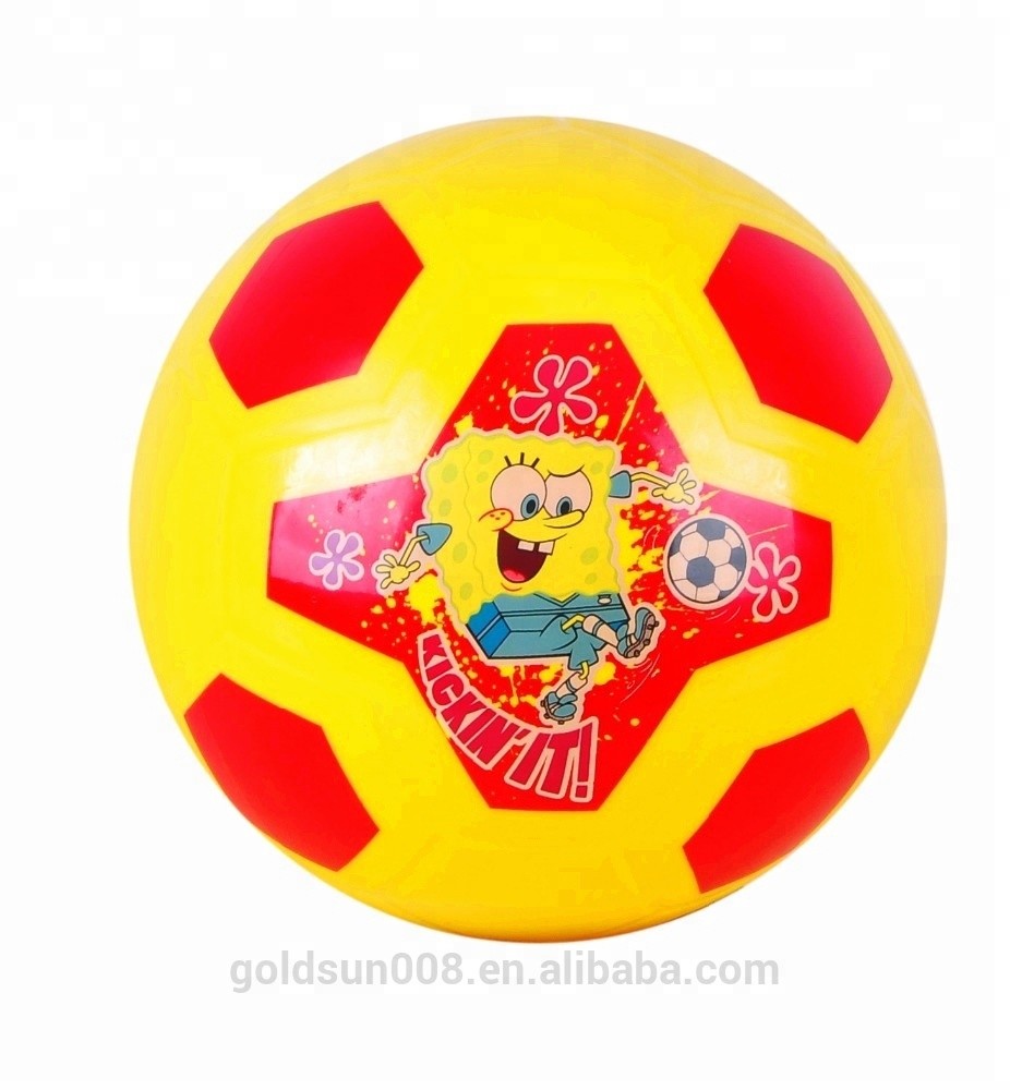 bola de salto del ejercicio de los 45cm, bola inflable de la despedida con la etiqueta para los niños