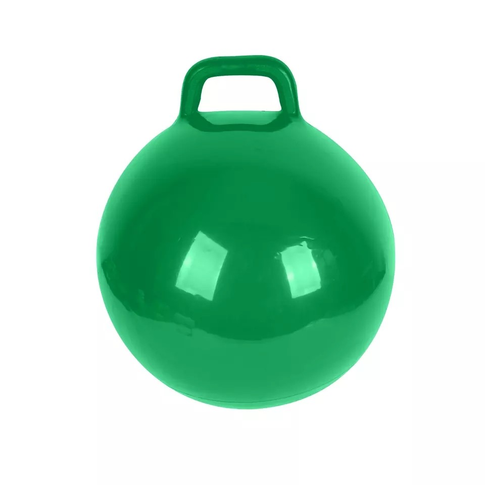 El PVC inflable despide a los niños del espacio que saltan la bola de la tolva con la manija