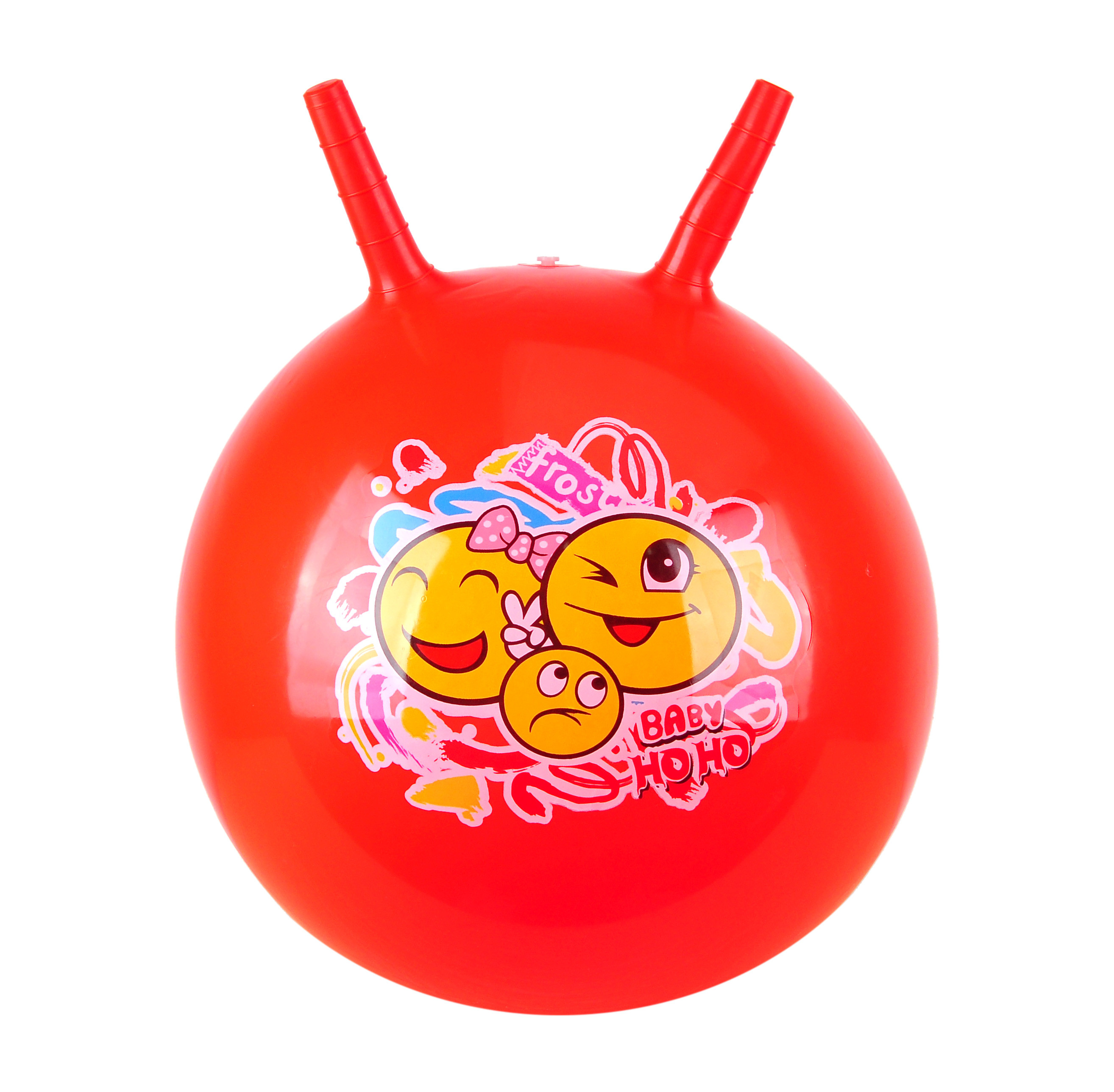 Niños jugando a la pelota de salto de tolva inflable de 45 cm con calcomanía