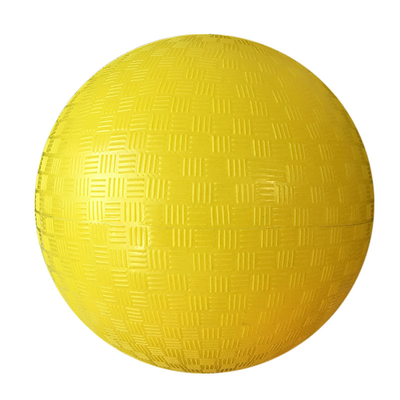 8,5&quot; bola de patio inflable del amarillo del PVC Antiburst respetuoso del medio ambiente