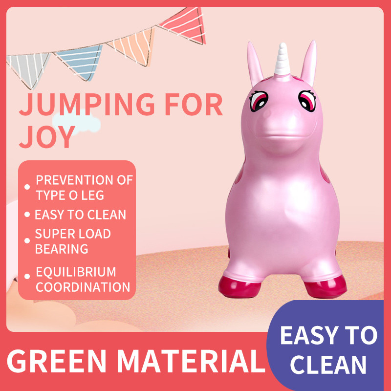 Función antiusura de Unicorn Inflatable Animal Bouncer Multi insípida