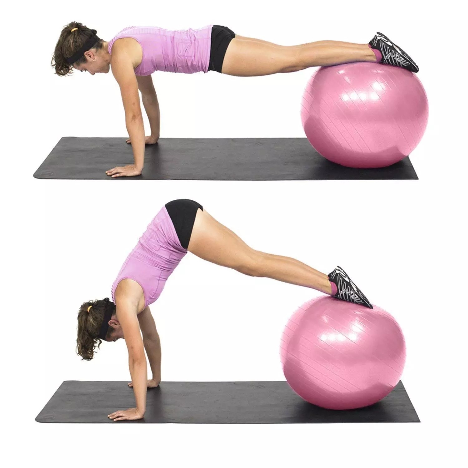 Bola estallada anti espesada los 65cm, bola no tóxica del gimnasio del PVC del ejercicio para la pérdida de peso