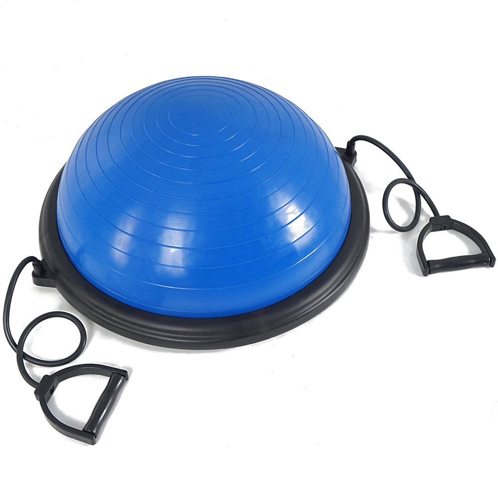 Bola redonda del ejercicio del PVC de Antiburst media, semi bola no tóxica del gimnasio del círculo