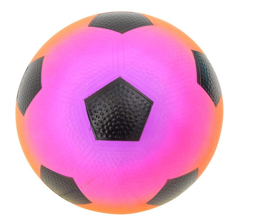 Fútbol inodoro coloreado arco iris de la bola inflable del arco iris del PVC