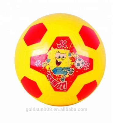 bola de salto del ejercicio de los 45cm, bola inflable de la despedida con la etiqueta para los niños